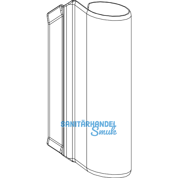 MACO Abdeckung Bandwinkel AS/PVC, perlhellgrau/silber RAL 9022 (43760)