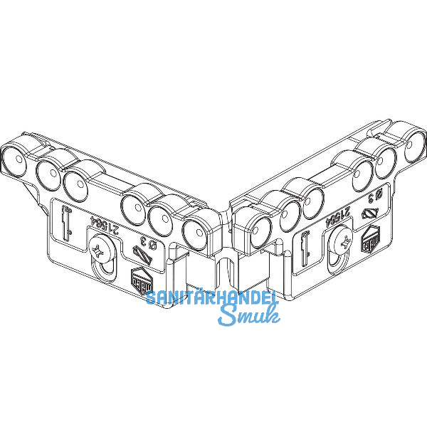 MACO Bohrlehre f�r Ecklagerband PVC, 3 mm Zapfen (21564)