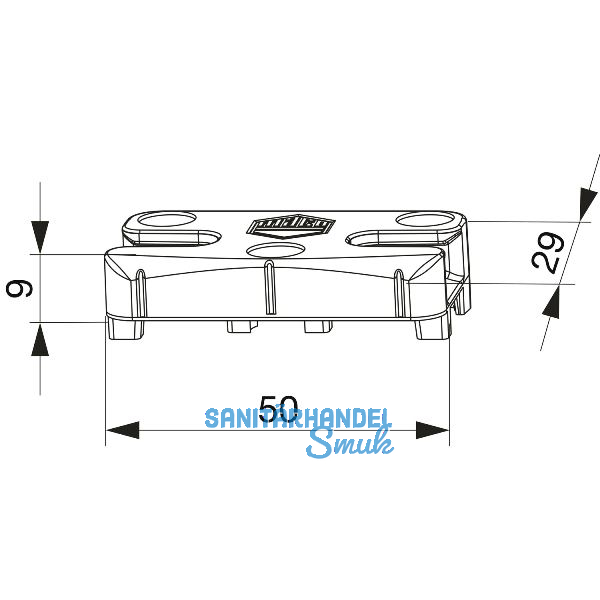 MACO Schlie�teil iS PVC 12/20-13, SALAMANDER, silber (96140)