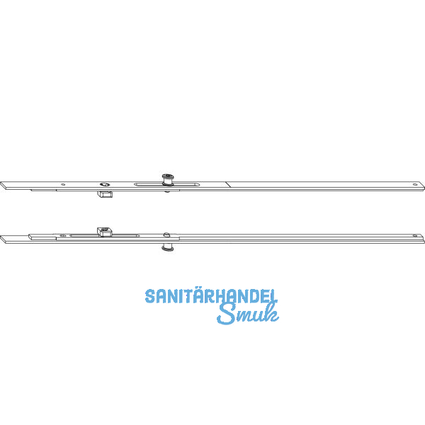 MACO SKB-Z Breitenteil-Set Gr. 3, 1iS, FFB 1251-1450 mm, silber (455520)