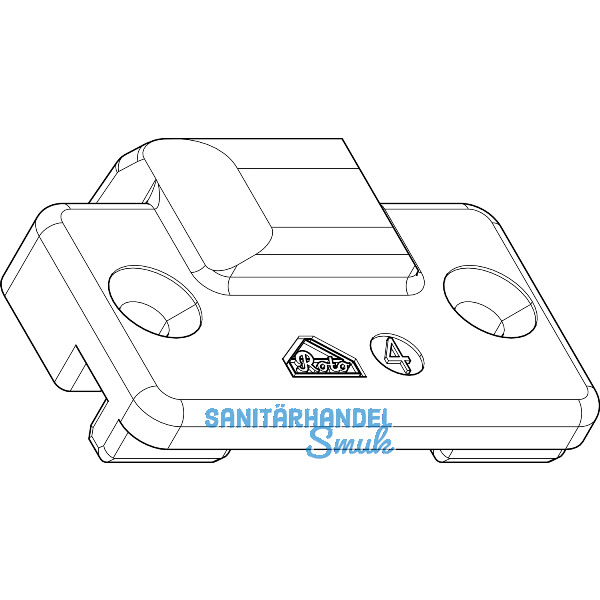 ROTO NT/NX Mittelschlie�er verdeckt K/A/P Rahmenteil Nr.14 KBE/ROPLASTO/TROCAL