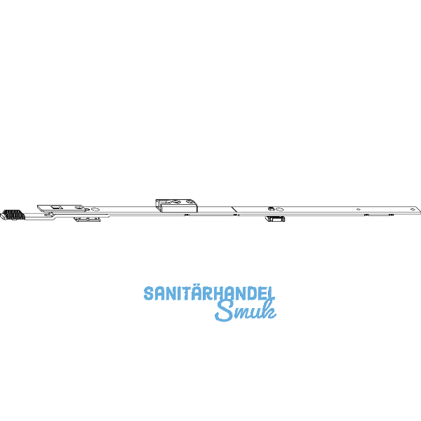 MACO SKB-Z Verl�ngerungsriegel f. Stulpfl�gel, L=400mm, abl�ngbar 200mm (465256)