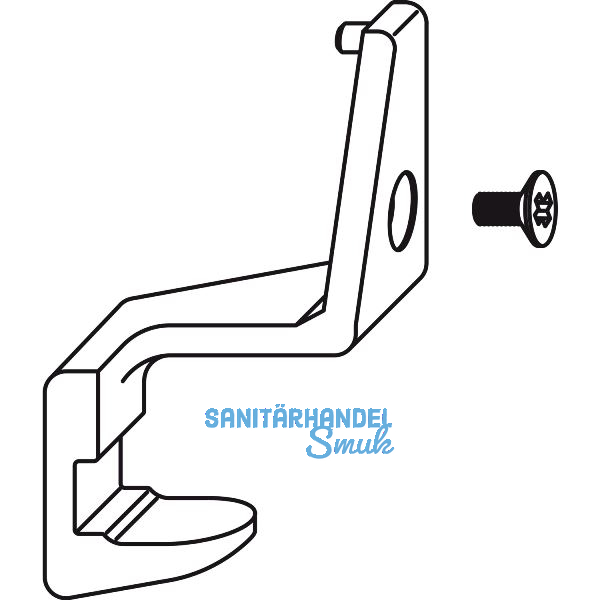 MACO RUSTICO Aushebesicherung BLR f�r Ladenband links, schwarz (13327)