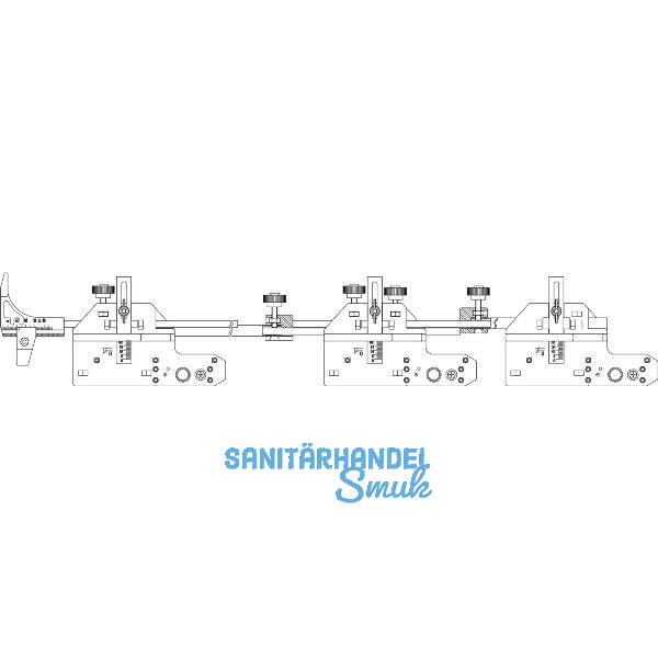 MACO RUSTICO Bohrlehre BLR Anschlag getrennt Band m. Lasche+Haltekonsole+Kloben
