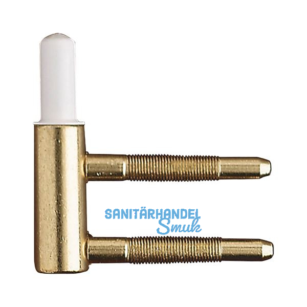 OTLAV Einbohrband Typ 101, Rahmenteil, Band � 15 mm, Stahl vermessingt