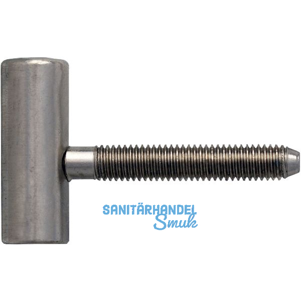 OTLAV Einbohrband Typ 100,Fl�gelteil,Band � 15mm,Stahl vernickelt matt