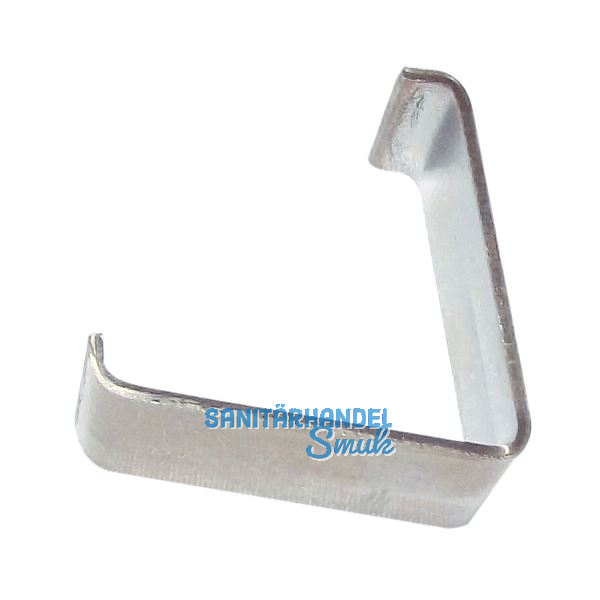 Federklammer f�r Zargen, 25 x 25 x 13 x 1,2 mm, Stahl verzinkt