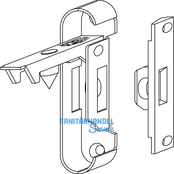 MACO Universal-Verbundkupplung ohne Luft, silber (101252)