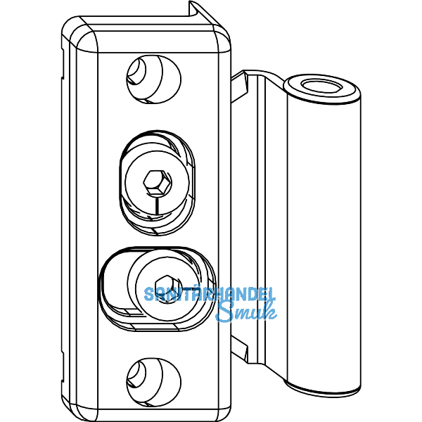 MACO Paumellenband-Fl�gelteil Holz, 60 kg (57892)