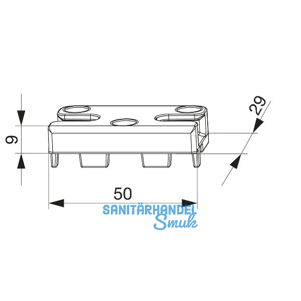 MACO Schlie�teil iS PVC 12/20-13, BRUEGMANN/VEKA, silber (354092)