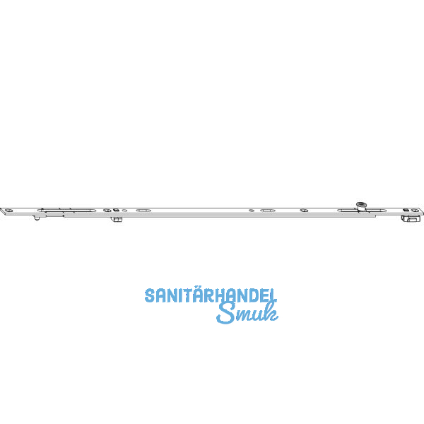 MACO MM Mittelverschluss fix 1 iS FFB/FFH 1281-1500 mm silber (201752)