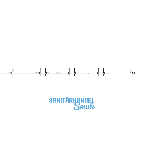 MACO Lehre Anpressverschluss verdeckt, ES+TV Fl�gel- u. Rahmenteil (57247)