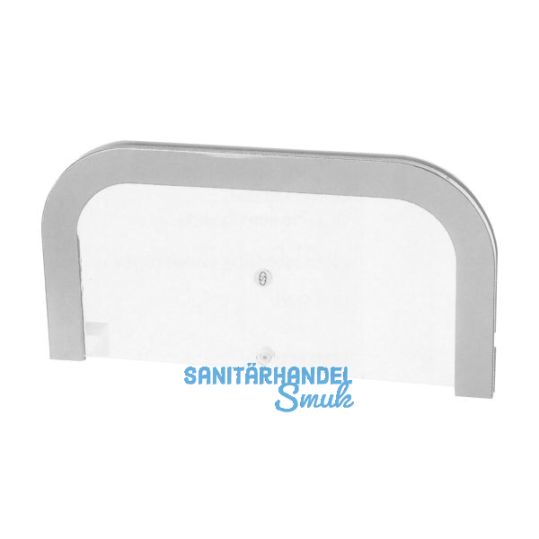 Durchreiche f�r 4 - 5,5 mm Glasst�rke, 300 x 152 mm, Kunststoff hellgrau