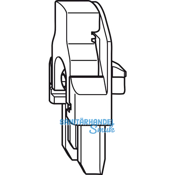 WINKHAUS Rahmenteil RT.DFE-TFE.S, Stulpfl�gelgetriebe, silber