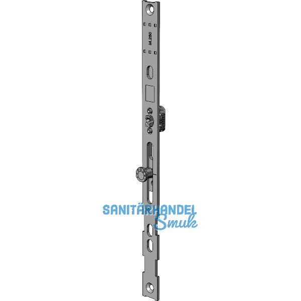 WINKHAUS Mittenverriegelung M.250-1, L=250 mm, 1 Schlie�zapfen, silber