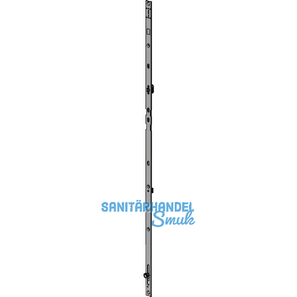 WINKHAUS Mittenverriegelung M.750-1, L=750 mm, 1 Schlie�zapfen, silber