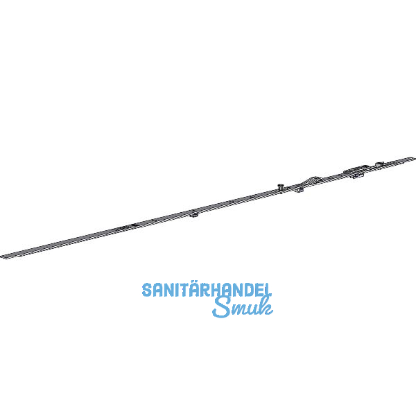 WINKHAUS Oberschiene OS2.1250-1, FFB 1000-1250 mm, 1 Zapfen, silber