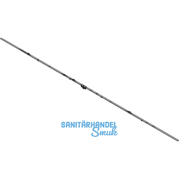 WINKHAUS Getriebe mittig GAM.2300-3, DM 15,5 mm, FFH 1800-2300 mm, silber