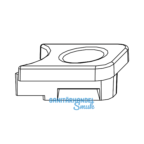 MACO Hubbegrenzung, aufschraubbar, PVC natur (43625)