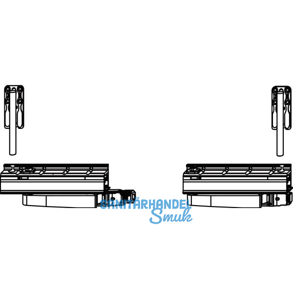 MACO SKB-S/SE Grundkarton Laufwagen, Schema A und C, 160 kg, rechts (455799)