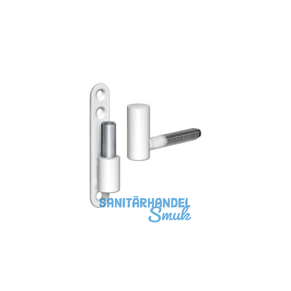 Universalband f.Fenster u.T�ren K 3172WF,Rolle � 15mm,Stahl kunststoffbesch.wei�