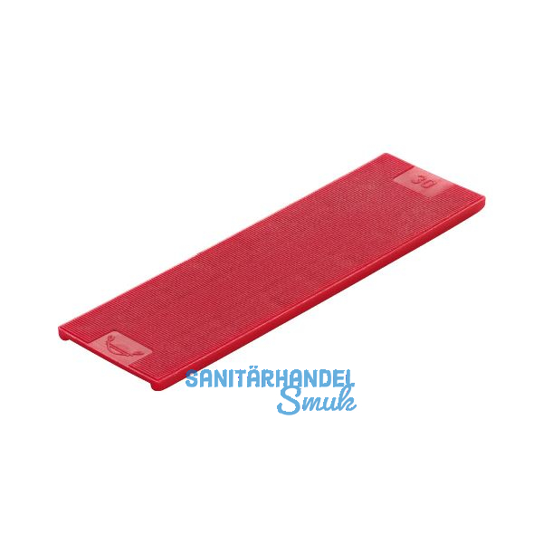 ROTO Verglasungsklotz GL-SV 100 x 15 x 3, aus Kunststoff rot