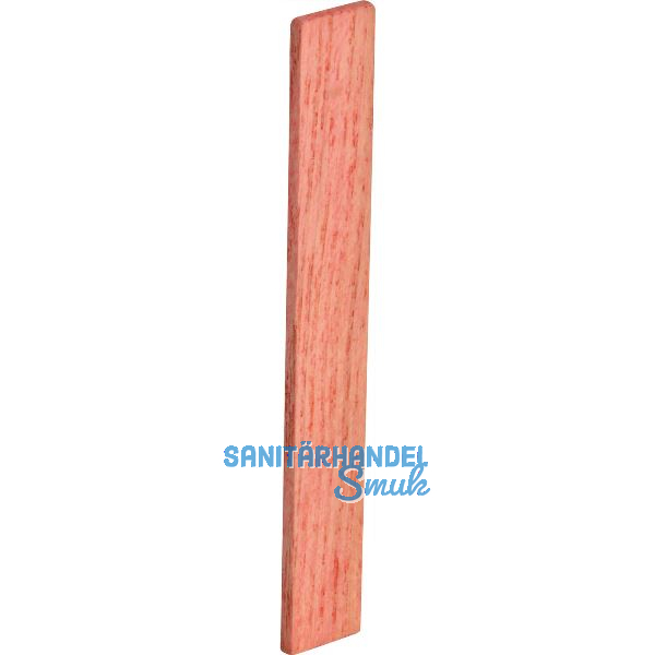 Holzklotz Esche lackiert 80 x 4 x 2 rot