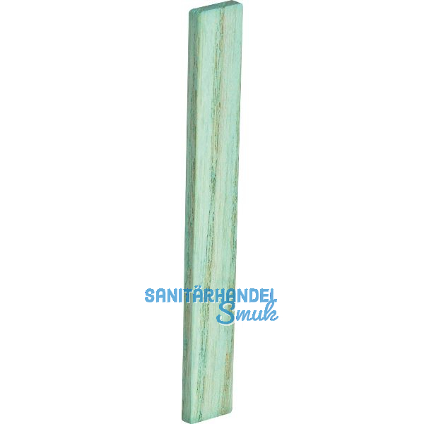 Holzklotz Esche lackiert 80 x 4 x 3 gr�n