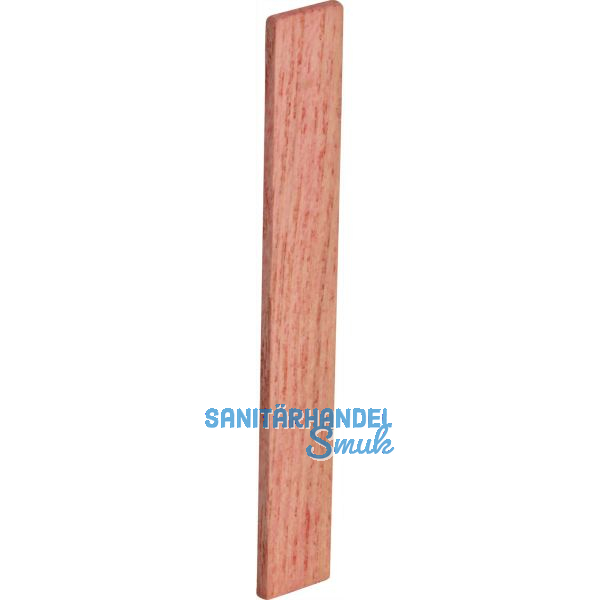 Holzklotz Esche lackiert 80 x 6 x 2 rot