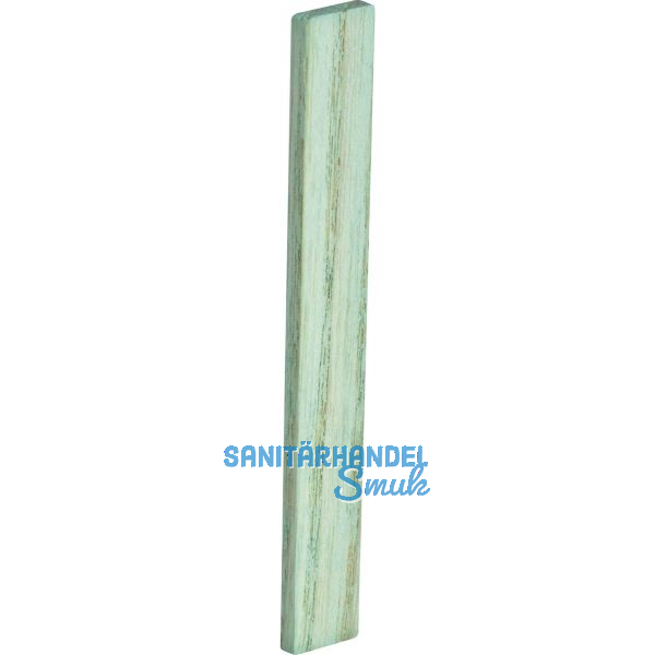 Holzklotz Esche lackiert 80 x 6 x 3 gr�n