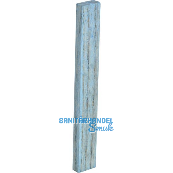 Holzklotz Esche lackiert 80 x 12 x 5 blau