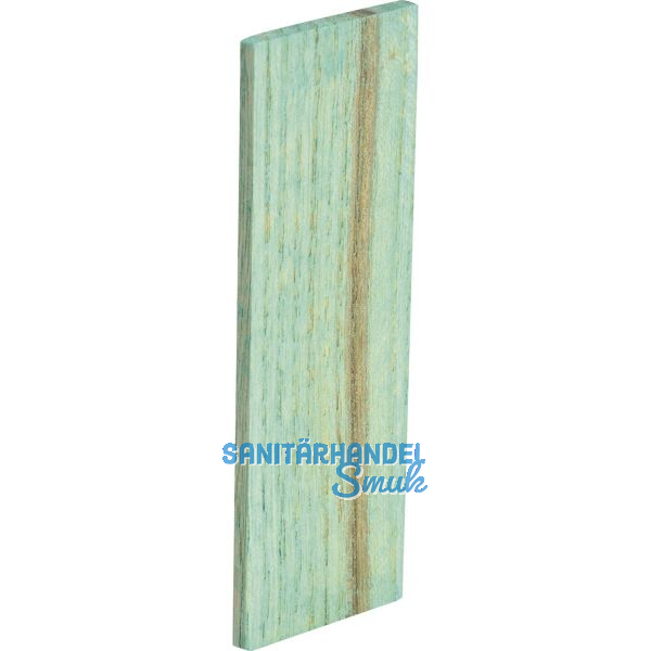 Holzklotz Esche lackiert 80 x 22 x 3 gr�n