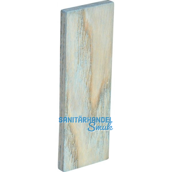 Holzklotz Esche lackiert 80 x 26 x 5 blau