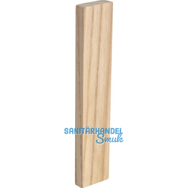 Holzklotz Esche lackiert 120 x 24 x 8 natur