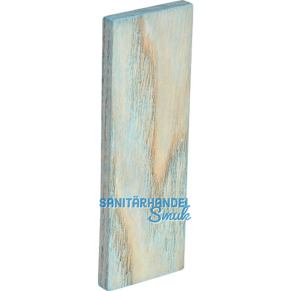 Holzklotz Esche lackiert 80 x 24 x 10 blau