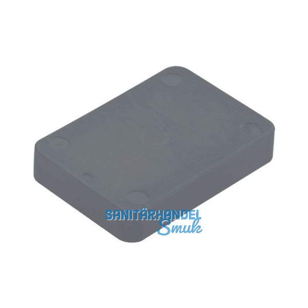 ROTO Unterlegplatte 53 x 66 x 15 aus Kunststoff grau