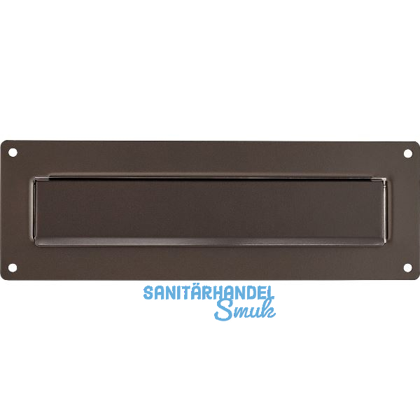 Au�eneinwurfblende PORTA 796, 304 x 101 x 3 mm, schwarz-braun, metallic matt