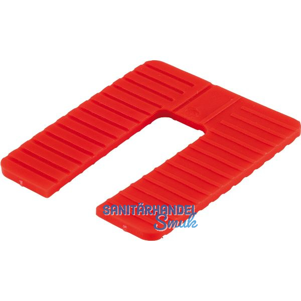 ROTO Euroklick Distanzplatte 65 x 52.5 x 3 rot