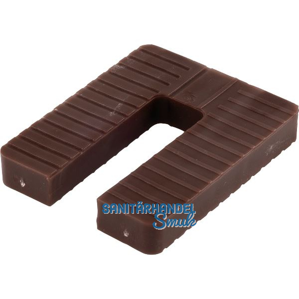 ROTO Euroklick Distanzplatte 65 x 52.5 x 10 braun