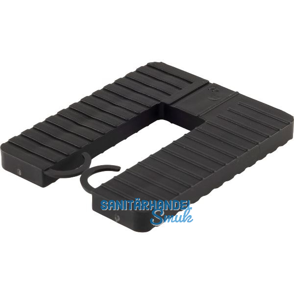 ROTO Euroklick Distanzplatte mit Sperrhaken 40 x 30 x 6 schwarz