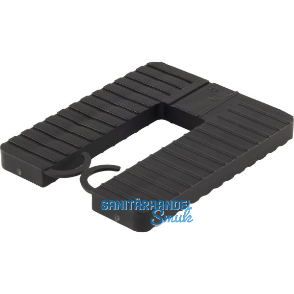 ROTO Euroklick Distanzplatte mit Sperrhaken 65 x 52.5 x 6 schwarz