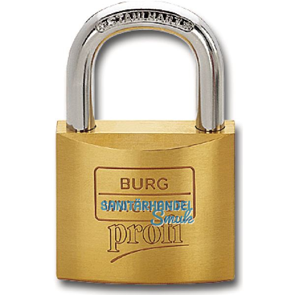 BURG-W�CHTER Vorhangschloss 116 Profi, verschiedensperrend, Breite 50 mm