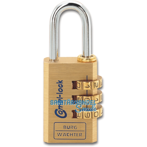 BURG-W�CHTER Vorhangschloss Combi Lock 80/30 Burg SB-1