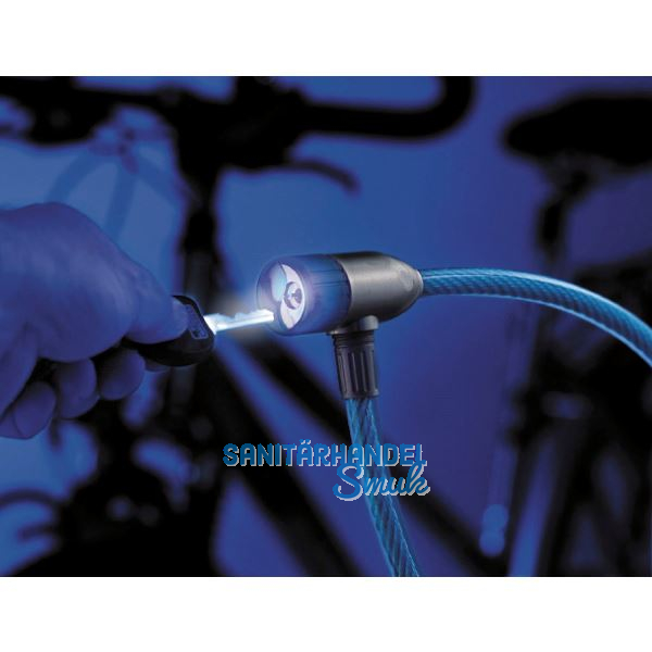 BURG-W�CHTER Seilschloss 340 L mit Licht SB, L�nge 650 mm