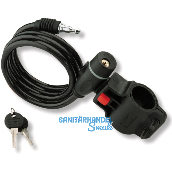 BURG-W�CHTER Spiral-Seilschloss 1260 SB, L�nge 1000 mm