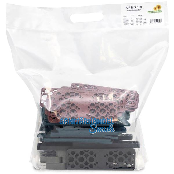 GV Beutel Unterlegplatte 160x50mm, 80 Stk. sortiert
