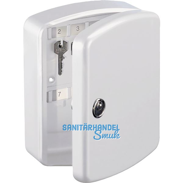 BURG-W�CHTER Schl�sselschrank Key Box, mit 24 Haken, Stahl wei�