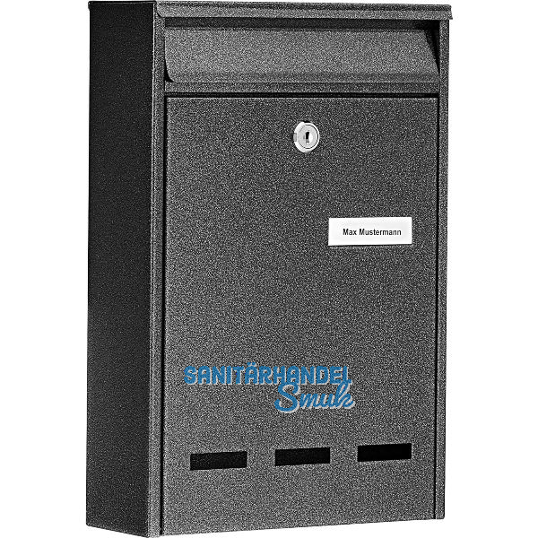 BURG Aufh�ngebriefkasten POCKET - Stahlblech verzinkt eisenf�rbig