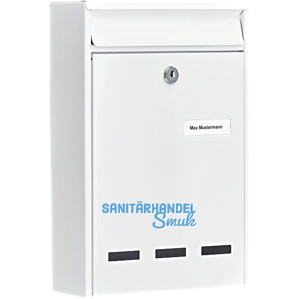 BURG Aufh�ngebriefkasten POCKET - Stahlblech verzinkt wei�