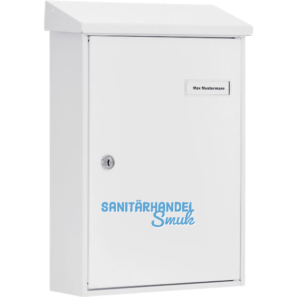 BURG Aufh�ngebriefkasten LETTER - Stahl verzinkt wei�